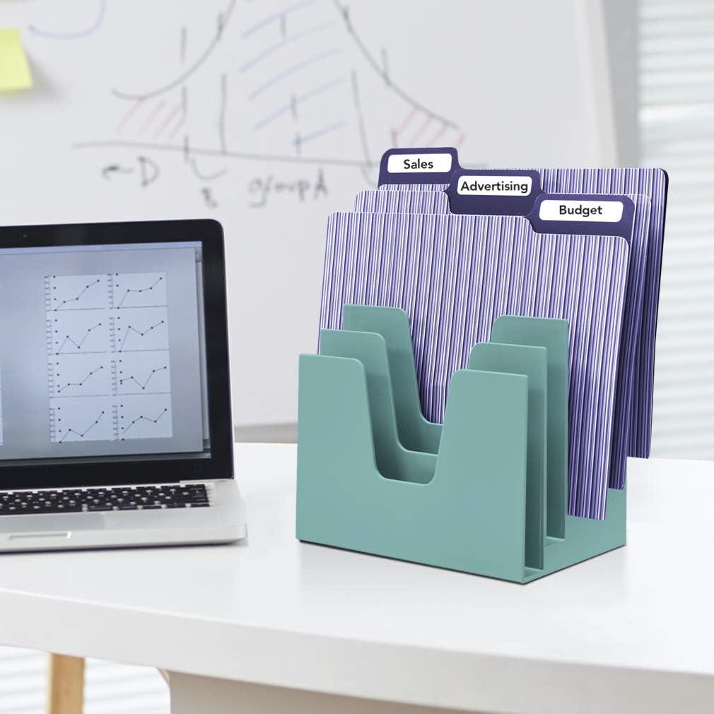 Acrimet 5 Section Incline File Sorter Organizer, Mail, Folder, Letter ...