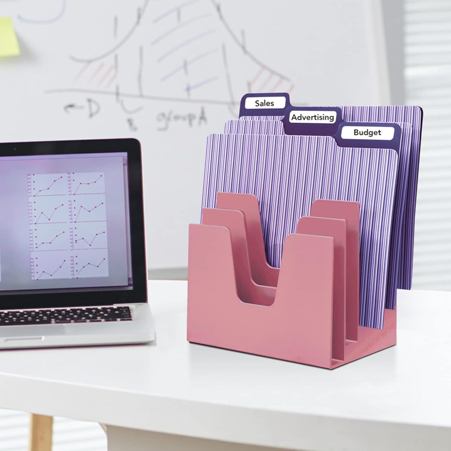 Acrimet 5 Section Incline File Sorter Organizer, Mail, Folder, Letter ...