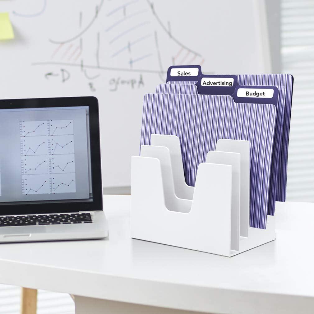 Acrimet 5 Section Incline File Sorter Organizer, Mail, Folder, Letter ...