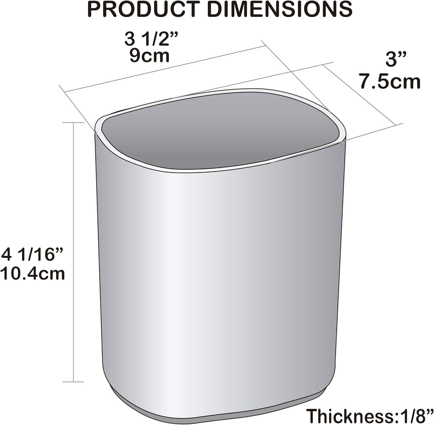 imageAcrimet Jumbo Pencil Holder Pen Cup Caddy SuperSized Desktop Organizer for Students Artists and Professionals Plastic Solid Blue Color