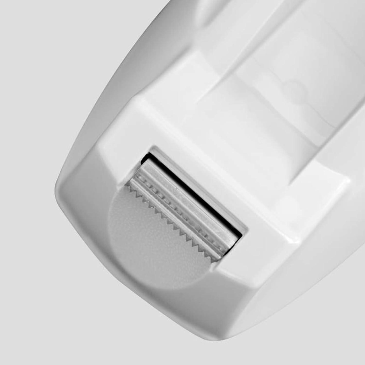 imageAcrimet Premium Desktop Tape Dispenser Jumbo Plastic NonSkid Base Heavy Duty White Color