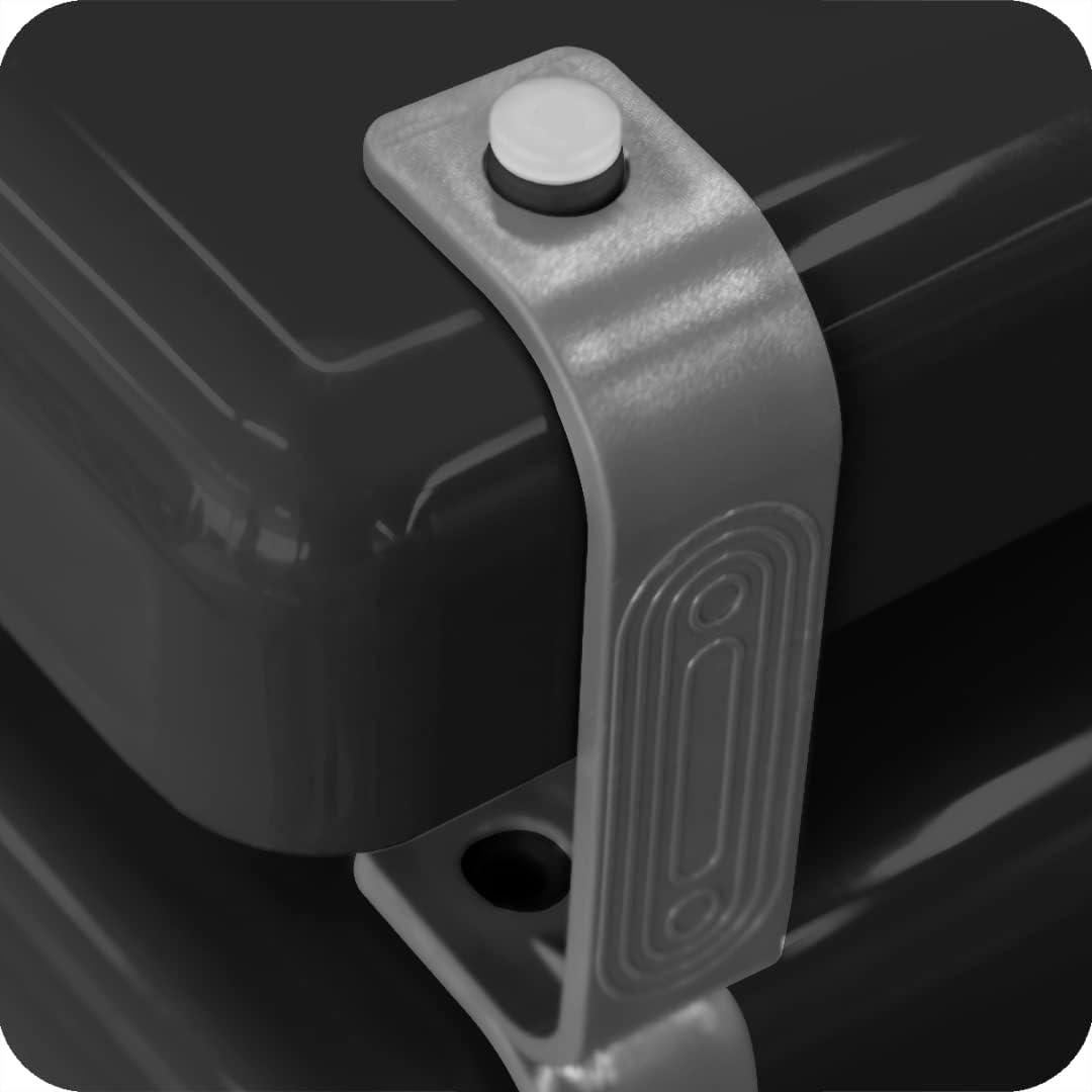 imageAcrimet Traditional 2 Tier Letter Tray Front Load Design A4 Letter Size Desktop Organizer Plastic Black Color