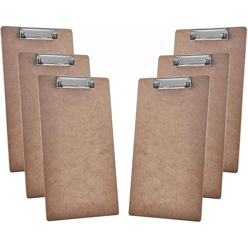 imageAcrimet Legal Size Clipboard 15 38 x 9 116 Low Profile Clip Hardboard FSC Certified Smooth Finish 6 Pack