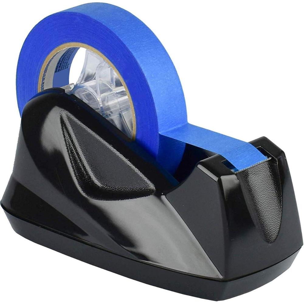 imageAcrimet Premium Desktop Tape Dispenser Jumbo Plastic NonSkid Base Heavy Duty Black Color
