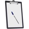Acrimet 3 Pack Clipboard Letter Size A4 (13 3/8” x 9 7/16”) Low Profile Clip & Side Rulers, Durable Plastic for Office, School, Home Use – Black Color