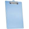 Acrimet 3 Pack Clipboard Letter Size A4 (13 3/8” x 9 7/16”) Low Profile Clip & Side Rulers, Durable Plastic for Office, School, Home Use – Clear Blue Color