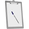 Acrimet 3 Pack Clipboard Letter Size A4 (13 3/8” x 9 7/16”) Low Profile Clip & Side Rulers, Durable Plastic for Office, School, Home Use – Clear Smoke Color