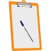 Acrimet 3 Pack Clipboard Letter Size A4 (13 3/8” x 9 7/16”) Low Profile Clip & Side Rulers, Durable Plastic for Office, School, Home Use – Orange Color