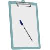 Acrimet 3 Pack Clipboard Letter Size A4 (13 3/8” x 9 7/16”) Low Profile Clip & Side Rulers, Durable Plastic for Office, School, Home Use – Solid Green Color