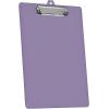 Acrimet 3 Pack Clipboard Letter Size A4 (13 3/8” x 9 7/16”) Low Profile Clip & Side Rulers, Durable Plastic for Office, School, Home Use – Solid Purple Color