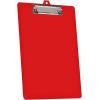 Acrimet 3 Pack Clipboard Letter Size A4 (13 3/8” x 9 7/16”) Low Profile Clip & Side Rulers, Durable Plastic for Office, School, Home Use – Solid Red Color