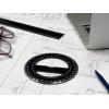 Acrimet 360º Degree Protractor Premium (12cm Diameter) (Black Color) (1 Pack)