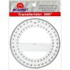 Acrimet 360º Degree Protractor Premium (12cm Diameter) (Clear Crystal Color) (1 Pack)