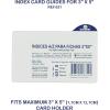 Acrimet A-Z Index Card Guides for 3” X 5” Card Holder (White Cards with Blue Tabs)