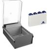 Acrimet A-Z Index Card Guides for 4” X 6” Card Holder (White Cards with Blue Tabs)