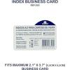 Acrimet A-Z Index Card Guides for Business Card File Holder (White Cards with Blue Tabs)