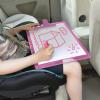 Acrimet Clipboard Letter Size A4 (13 3/8” x 9 7/16”) Premium Metal Clip with Side Rulers (Plastic) (Pink Color) (6 Pack)