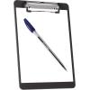 Acrimet Clipboard Memo Size A5 (9 1/4” x 6 5/16”) Low Profile Clip (Plastic) (Black Color) (3 Pack)