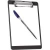 Acrimet Clipboard Memo Size A5 (9 1/4” x 6 5/16”) Low Profile Clip (Plastic) (Black Color) (6 Pack)