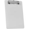 Acrimet Clipboard Memo Size A5 (9 1/4” x 6 5/16”) Low Profile Clip (Plastic) (Clear Crystal Color) (3 Pack)