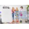 Acrimet Clipboard Memo Size A5 (9 1/4” x 6 5/16”) Low Profile Clip (Plastic) (Clear Crystal Color) (3 Pack)