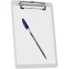 Acrimet Clipboard Memo Size A5 (9 1/4” x 6 5/16”) Low Profile Clip (Plastic) (Clear Crystal Color) (6 Pack)