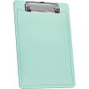 Acrimet Clipboard Memo Size A5 (9 1/4” x 6 5/16”) Low Profile Clip (Plastic) (Clear Green Color) (6 Pack)