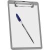Acrimet Clipboard Memo Size A5 (9 1/4” x 6 5/16”) Low Profile Clip (Plastic) (Smoke Color) (3 Pack)