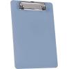 Acrimet Clipboard Memo Size A5 (9 1/4” x 6 5/16”) Low Profile Clip (Plastic) (Solid Blue Color) (6 Pack)