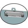 Acrimet Clipboard Memo Size A5 (9 1/4” x 6 5/16”) Low Profile Clip (Plastic) (Solid Green Color) (6 Pack)