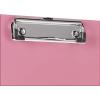 Acrimet Clipboard Memo Size A5 (9 1/4” x 6 5/16”) Low Profile Clip (Plastic) (Solid Pink Color) (3 Pack)