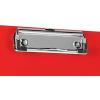 Acrimet Clipboard Memo Size A5 (9 1/4” x 6 5/16”) Low Profile Clip (Plastic) (Solid Red Color) (6 Pack)
