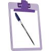 Acrimet Clipboard Memo Size A5 (9 1/4″ x 6 1/3″) Premium Metal Clip (Plastic) (Purple Color) (6 Pack)