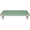 Acrimet Cooling Elevated Pet Dog Bed Cot for Small Dogs, Washable and Breathable Mesh Fabric, Stainless Steel Frame, Indoor & Outdoor Use, (Size: 26”x 20”) (Green Color) (1 Unit)