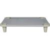 Acrimet Cooling Elevated Pet Dog Bed Cot for Small Dogs, Washable and Breathable Mesh Fabric, Stainless Steel Frame, Indoor & Outdoor Use, (Size: 26”x 20”) (Gray Color) (1 Unit)