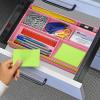 Acrimet Desk Drawer Organizer Tray with 8 Compartments – Multi-Purpose Bin for Office Supplies, Makeup, and Accessories – Fits inside Drawers or Desktops, 12.75″ x 8″ x 1.06″ (Plastic) (Pink Color)