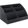 Acrimet Desktop Organizer – Easy Organizer Caddy Holder for Office, Home and School use (Plastic) (Black Color)