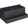 Acrimet Desktop Organizer – Multi Organizer Caddy Holder for Office, Home and School use (Plastic) (Black Color)