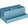 Acrimet Desktop Organizer – Multi Organizer Caddy Holder for Office, Home and School use (Plastic) (Solid Blue Color)