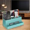 Acrimet Desktop Organizer – Multi Organizer Caddy Holder for Office, Home and School use (Plastic) (Solid Green Color)