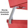 Acrimet Facility 2 Tier Letter Tray, Front Load, Letter Size/A4, Desktop File Organizer, Plastic (Clear Red Color)