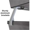 Acrimet Facility 2 Tier Letter Tray, Front Load, Letter Size/A4, Desktop File Organizer, Plastic (Clear Smoke Color)(Smoke)
