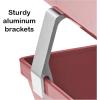 Acrimet Facility 2 Tier Letter Tray, Front Load, Letter Size/A4, Desktop File Organizer, Plastic (Solid Pink Color)
