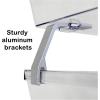 Acrimet Facility 2 Tier Letter Tray, Side Load, Letter Size/A4, Desktop File Organizer, Plastic (Clear Crystal Color)