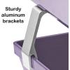 Acrimet Facility 2 Tier Letter Tray, Side Load, Letter Size/A4, Desktop File Organizer, Plastic (Solid Purple Color)