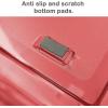 Acrimet Facility 3 Tier Letter Tray, Front Load, Letter Size/A4, Desktop File Organizer, Plastic (Clear Red Color)