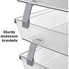 Acrimet Facility 3 Tier Letter Tray, Side Load, Letter Size/A4, Desktop File Organizer, Plastic (Clear Crystal Color)(Clear Crystal)