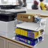 Acrimet Facility 3 Tier Letter Tray, Side Load, Letter Size/A4, Desktop File Organizer, Plastic (Clear Crystal Color)(Clear Crystal)