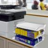 Acrimet Facility 3 Tier Letter Tray, Side Load, Letter Size/A4, Desktop File Organizer, Plastic (Clear Crystal Color)(Crystal Color)