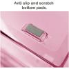 Acrimet Facility 3 Tier Letter Tray, Side Load, Letter Size/A4, Desktop File Organizer, Plastic (Clear Pink Color)(Clear Pink Color)